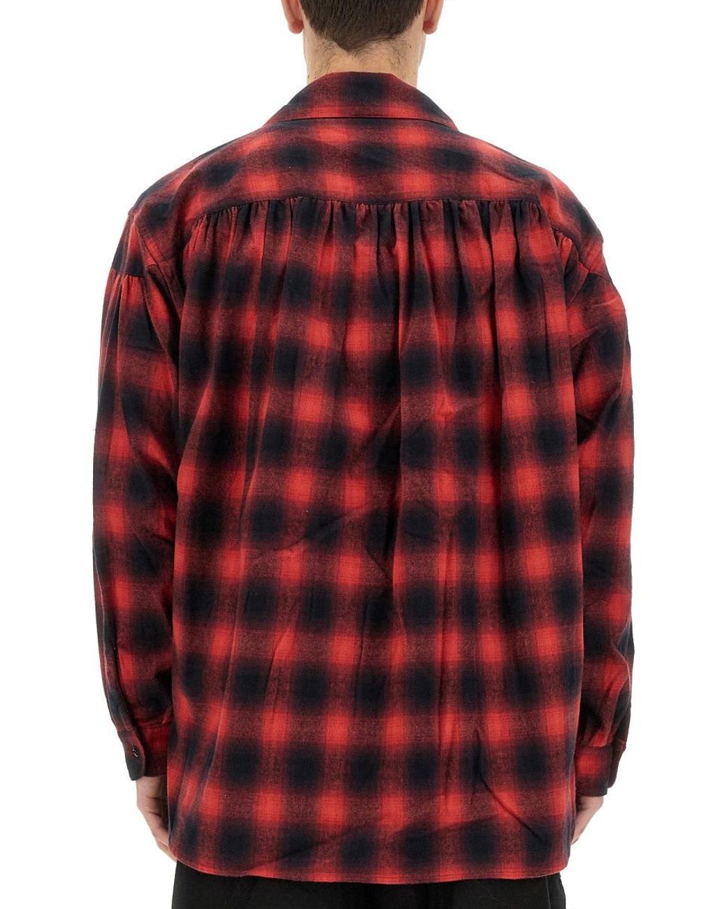 A.I.E. Red Plaid Shirt for men