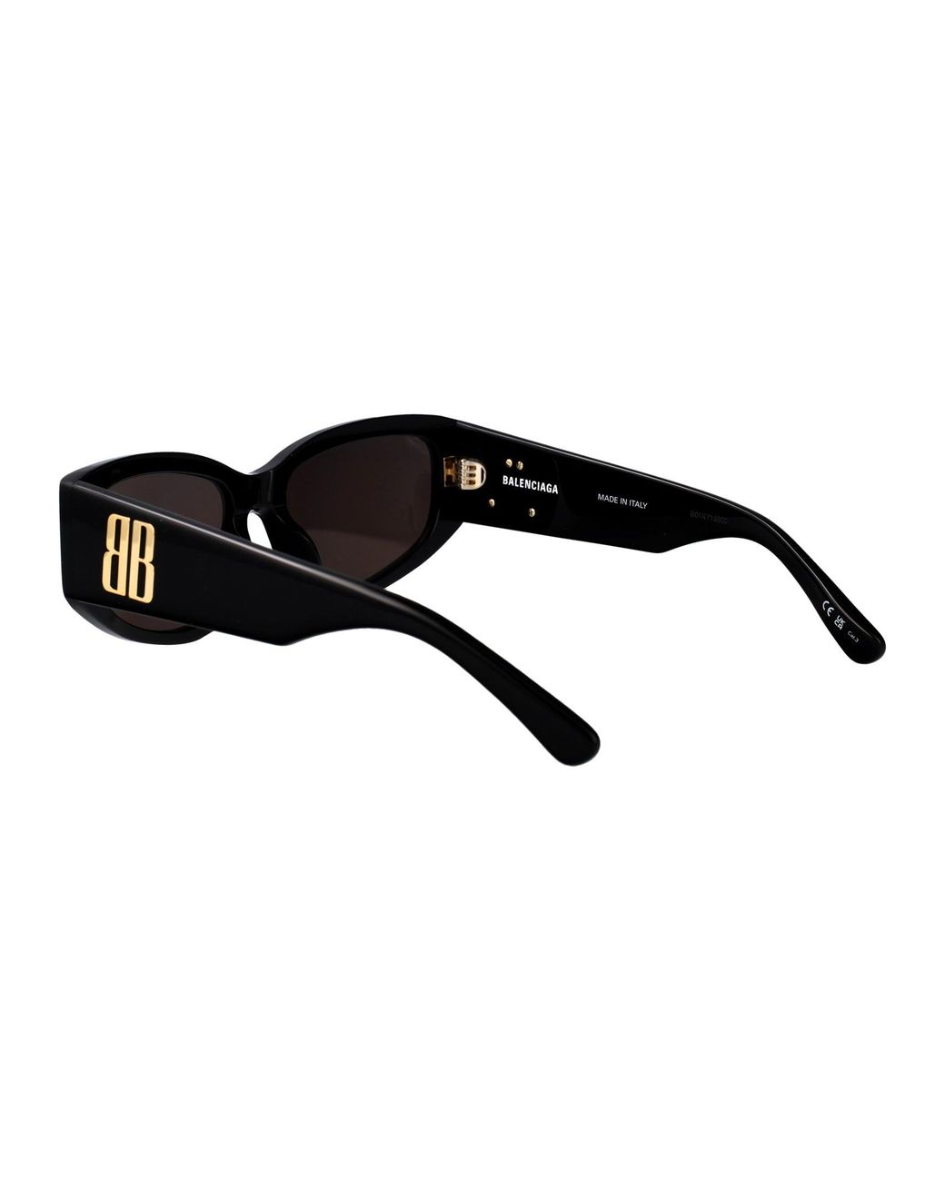 Balenciaga Black Bb0475S Acetate Sunglasses