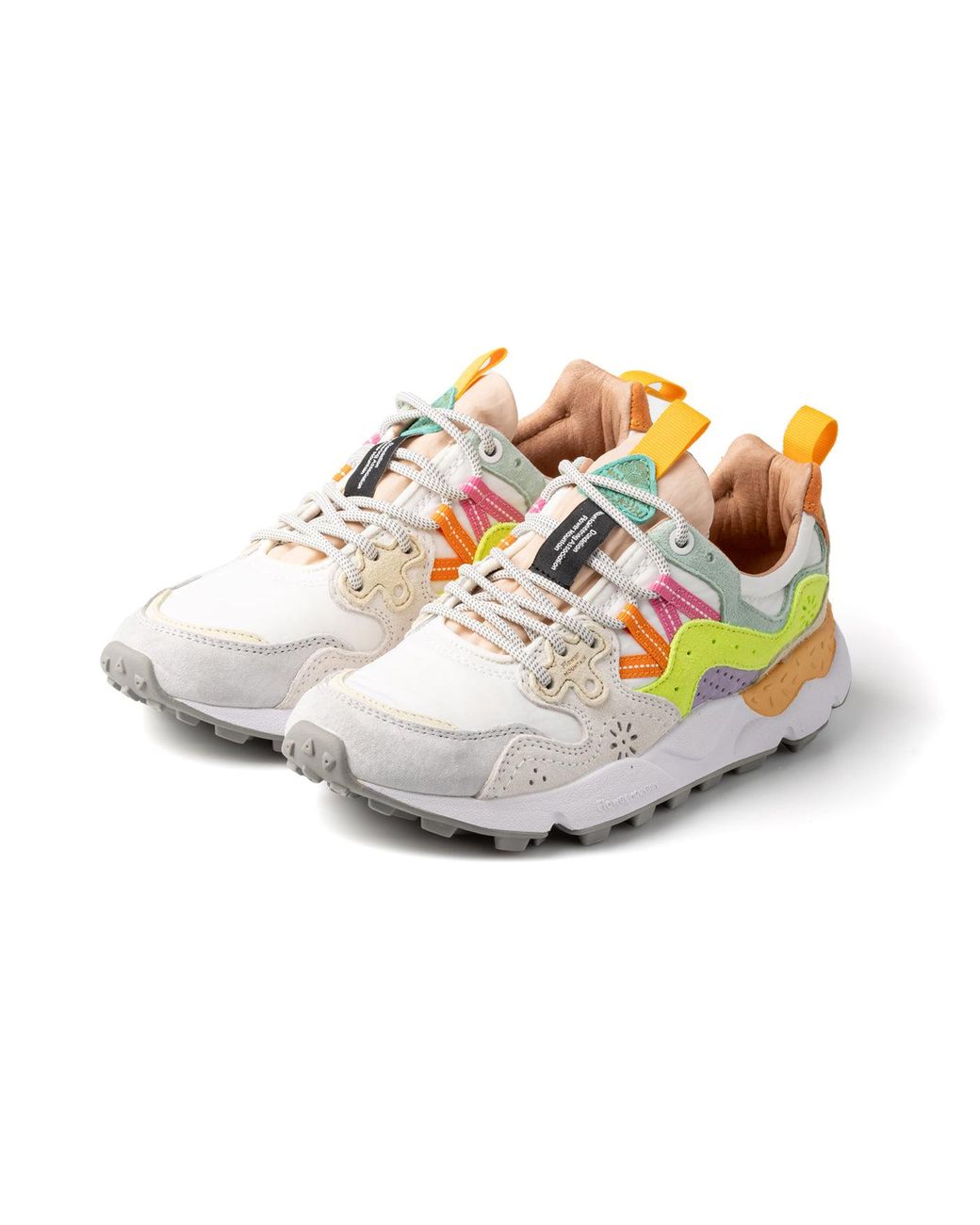 Flower Mountain White Sneakers Mehrfarbig