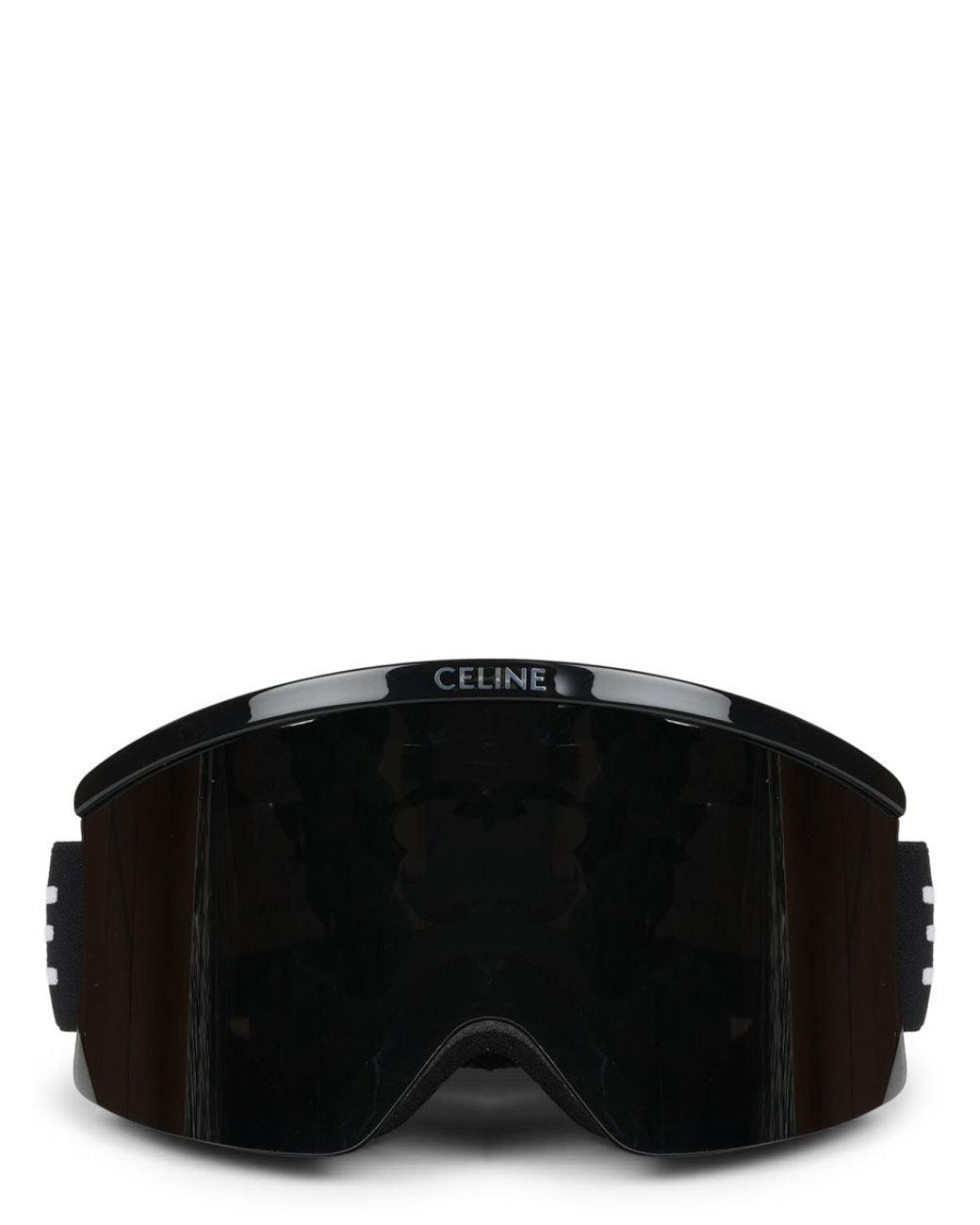 Céline Black Occhiale Da Sci Con Logo