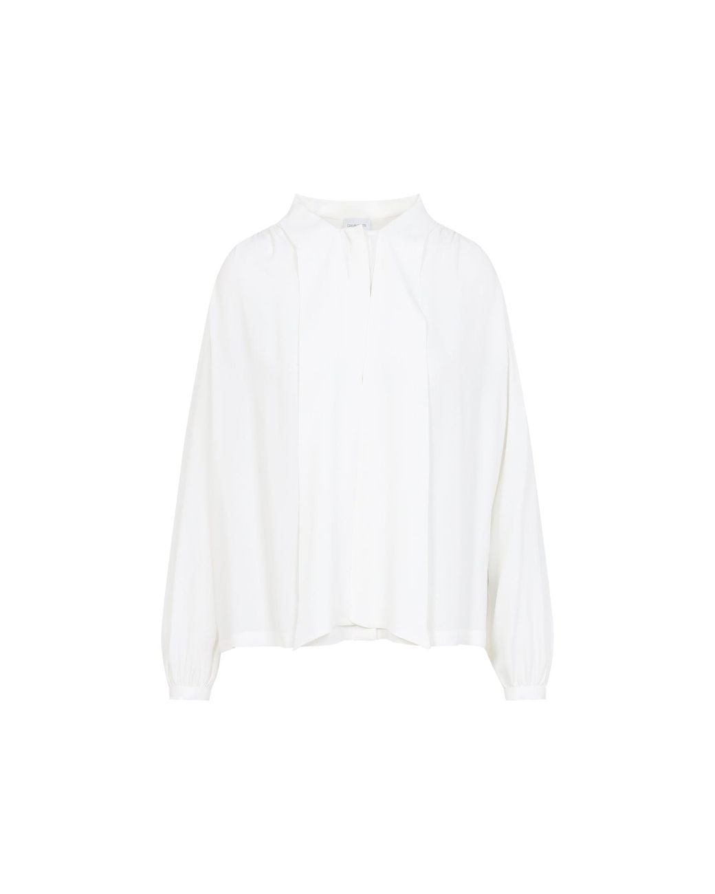 Giambattista Valli White Silk Blouse