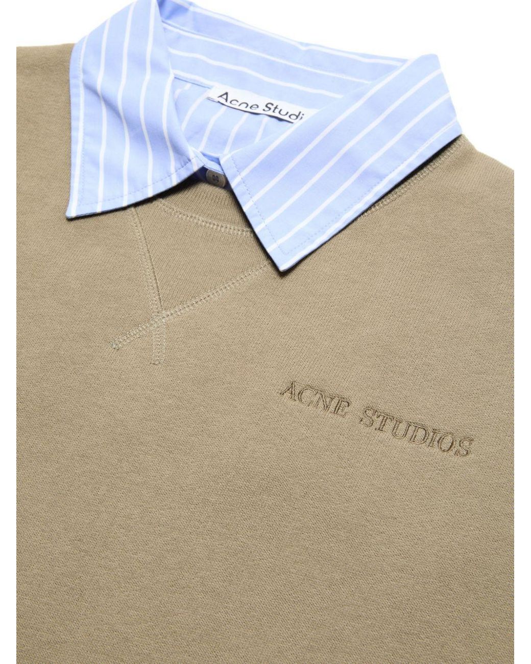 Acne Natural Organic Cotton Polo Shirt