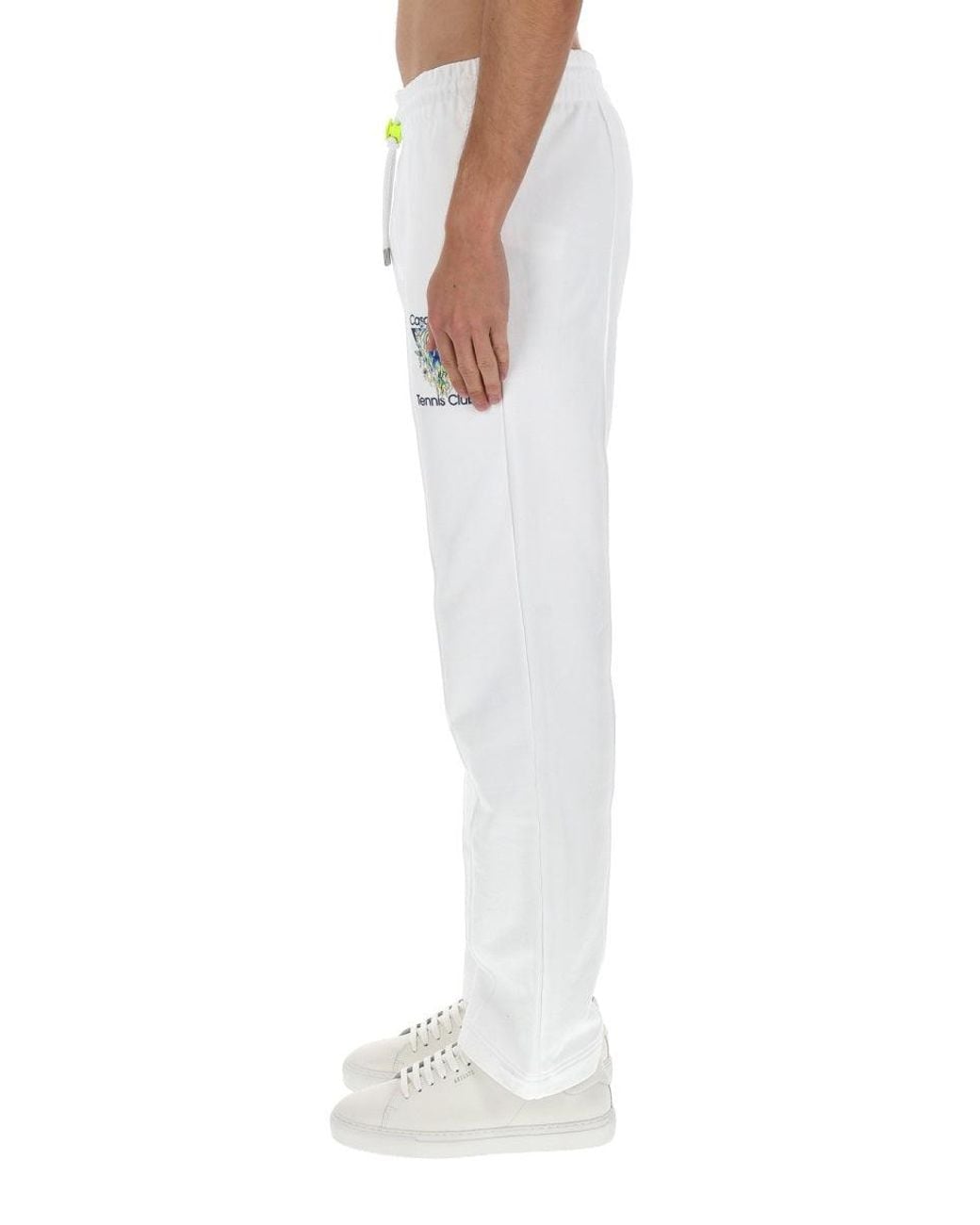 Casablanca White Organic Cotton Trousers for men