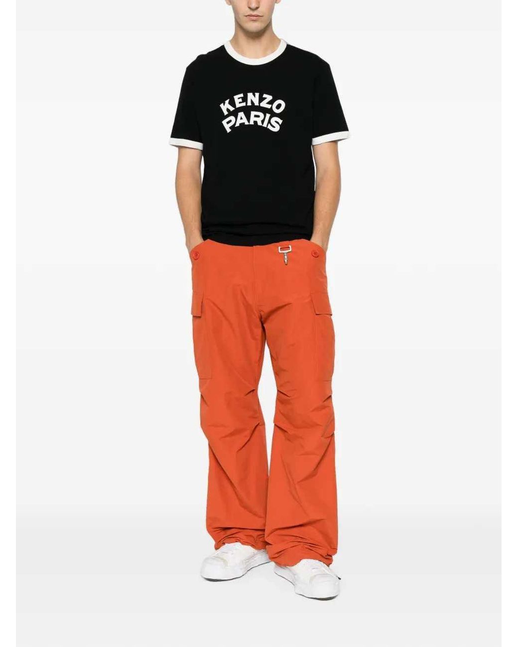 KENZO Black Paris Emblem T Shirt