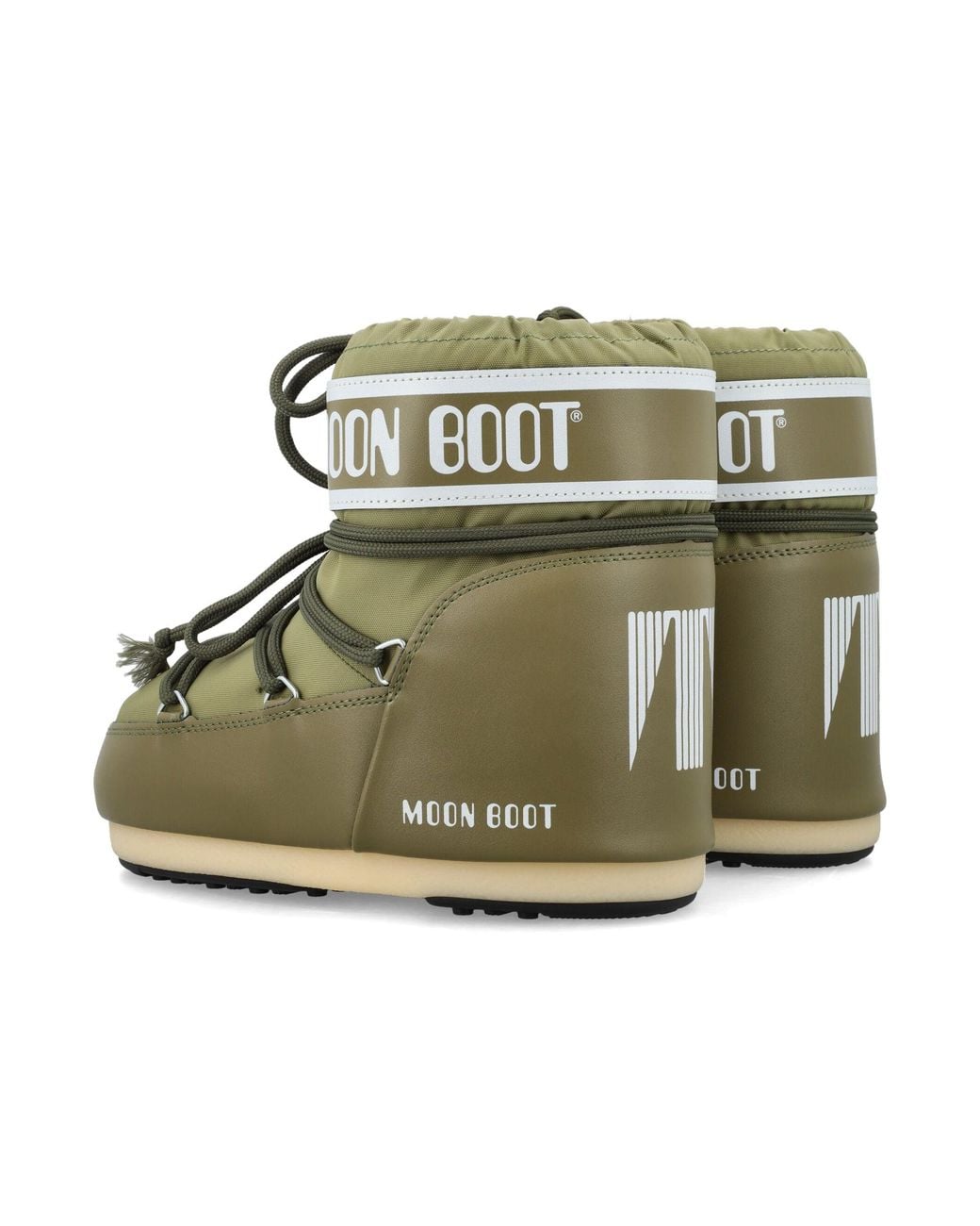Moon Boot Green Icon Low Nylon Boots