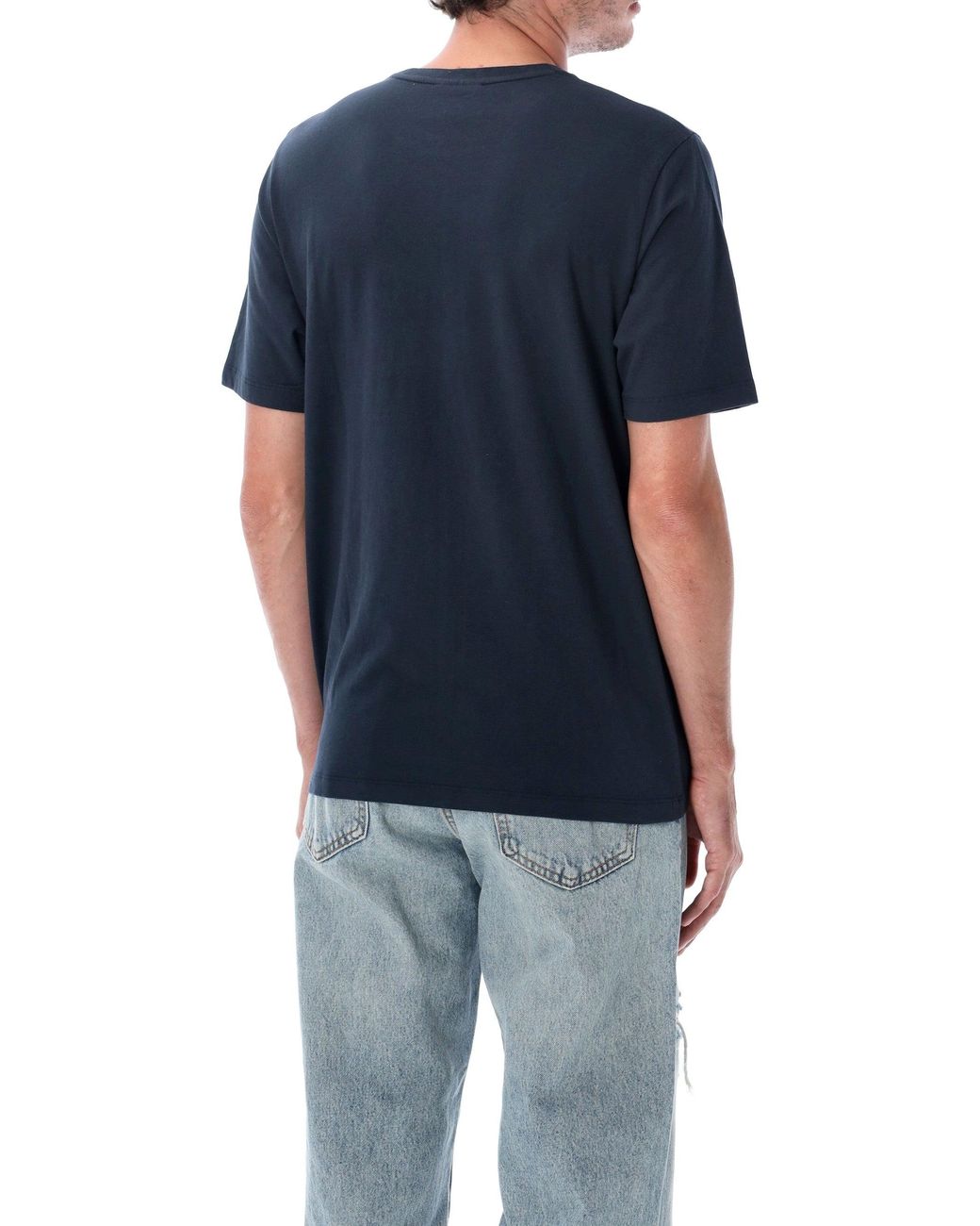 Maison Kitsuné Blue T Shirts And Polos
