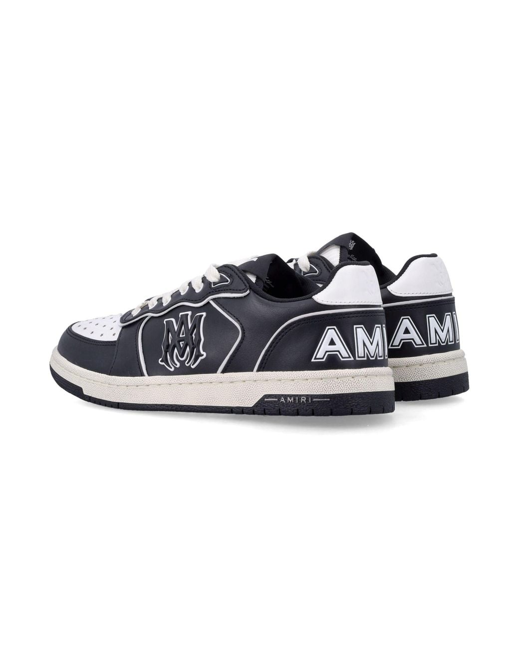 Amiri Blue Newport Logo Perforated Low-Top Sneakers