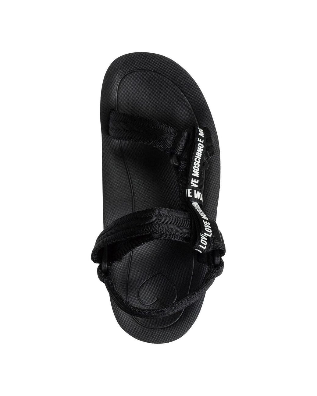 Love Moschino Black Sandals