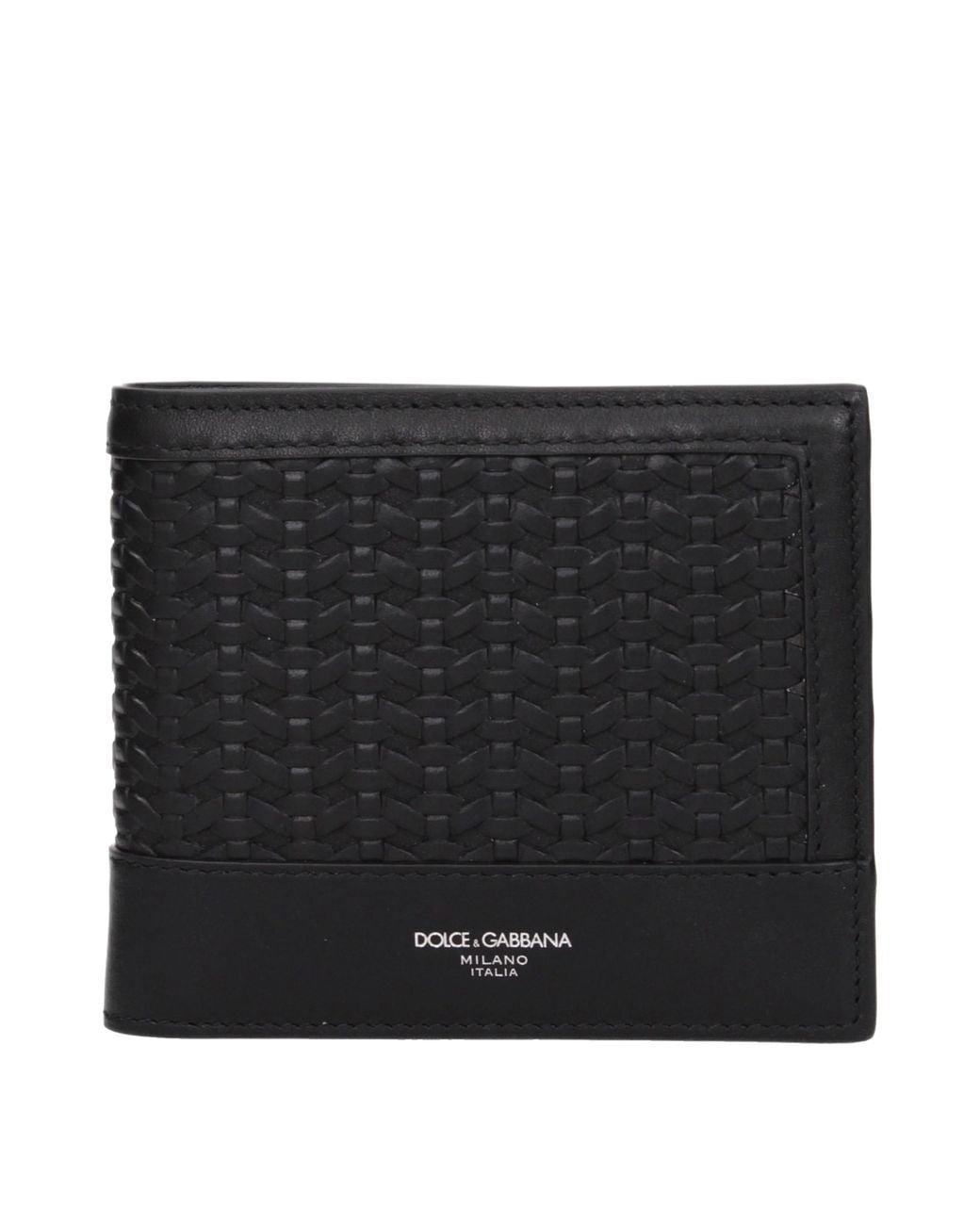 Dolce & Gabbana Black Sweet And Savory Wallets Leather