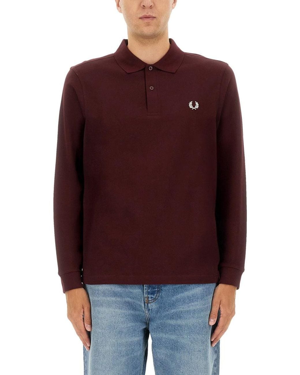 Fred Perry Red Cotton Polo