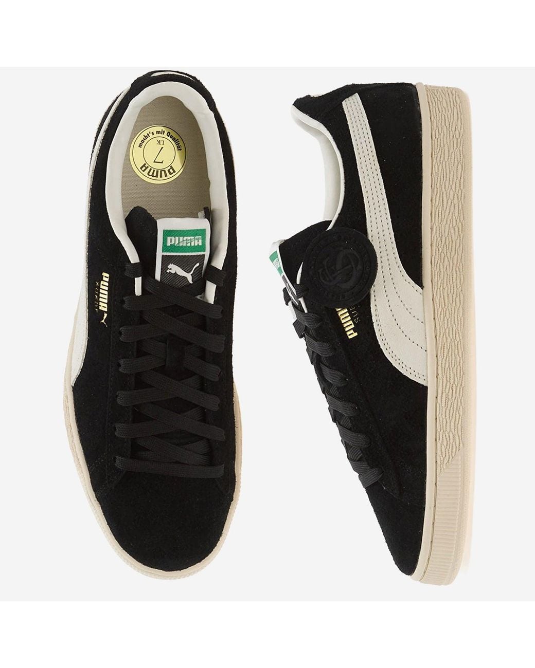 PUMA Black "Suede Charles F. Stead I" Sneakers