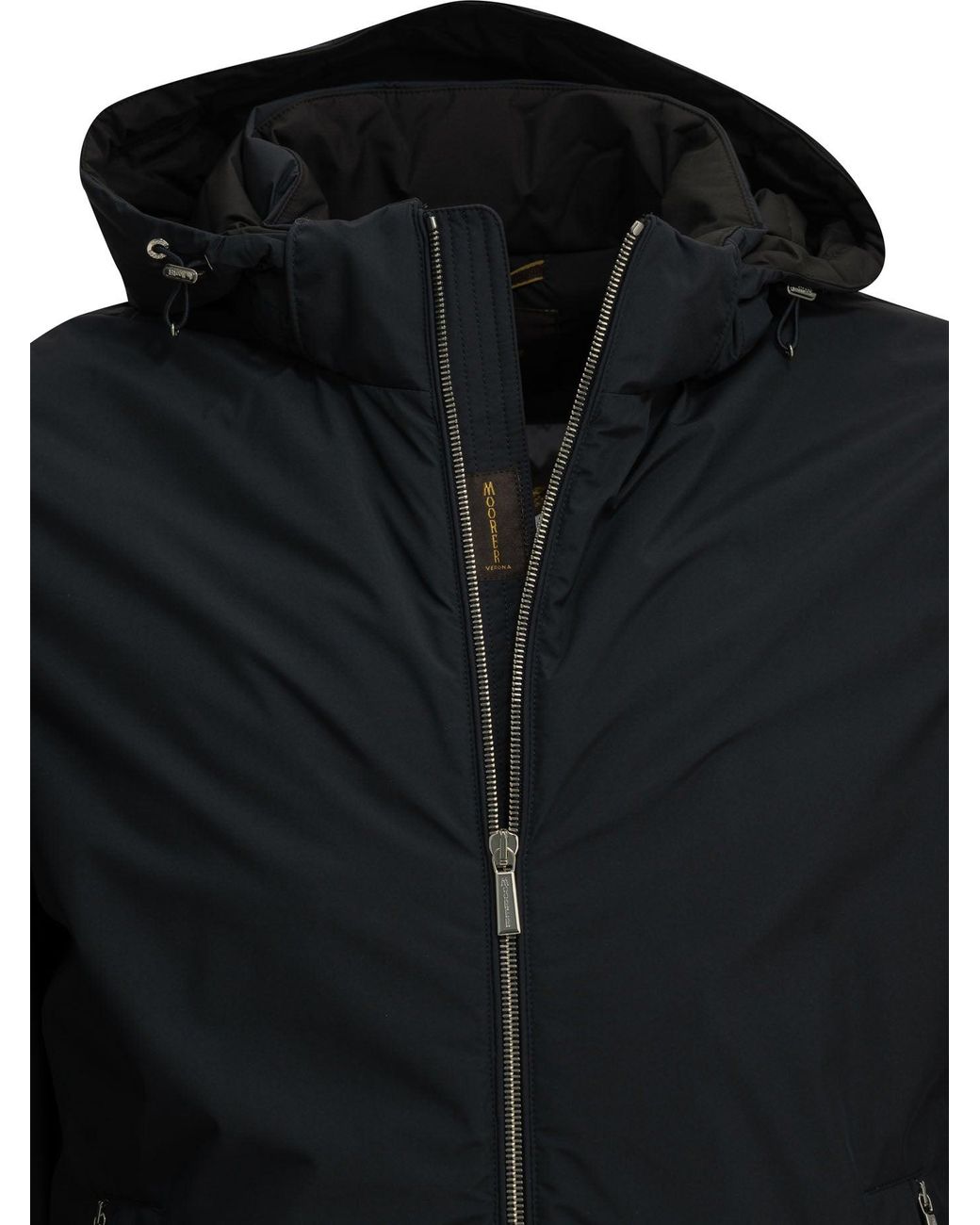 Moorer Kort Donsjack "albini Stp". in het Black