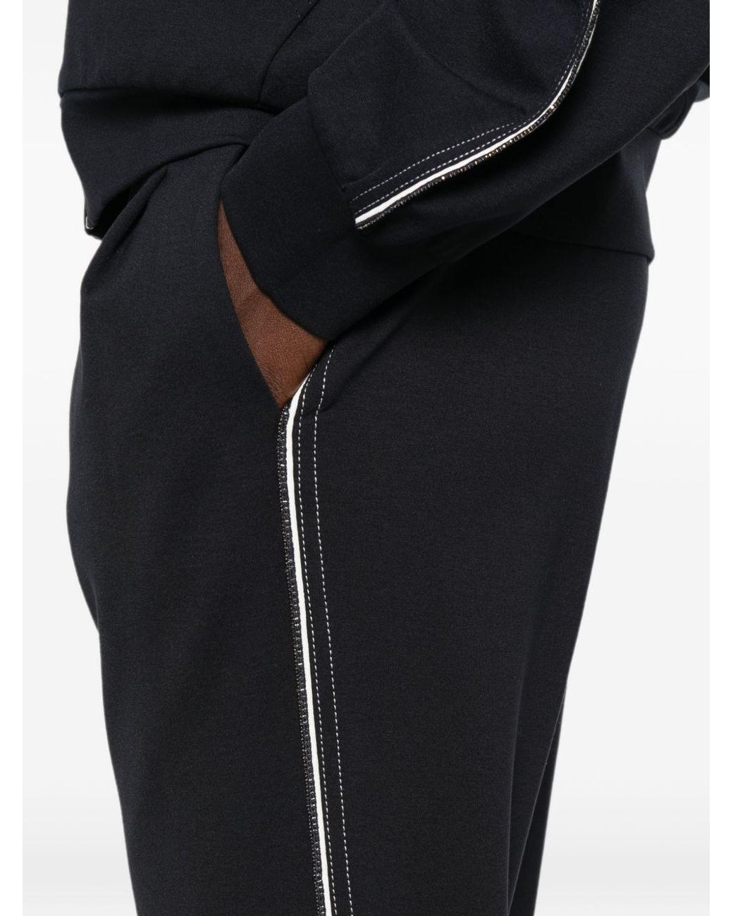 Fabiana Filippi Black Slim Fit Trousers