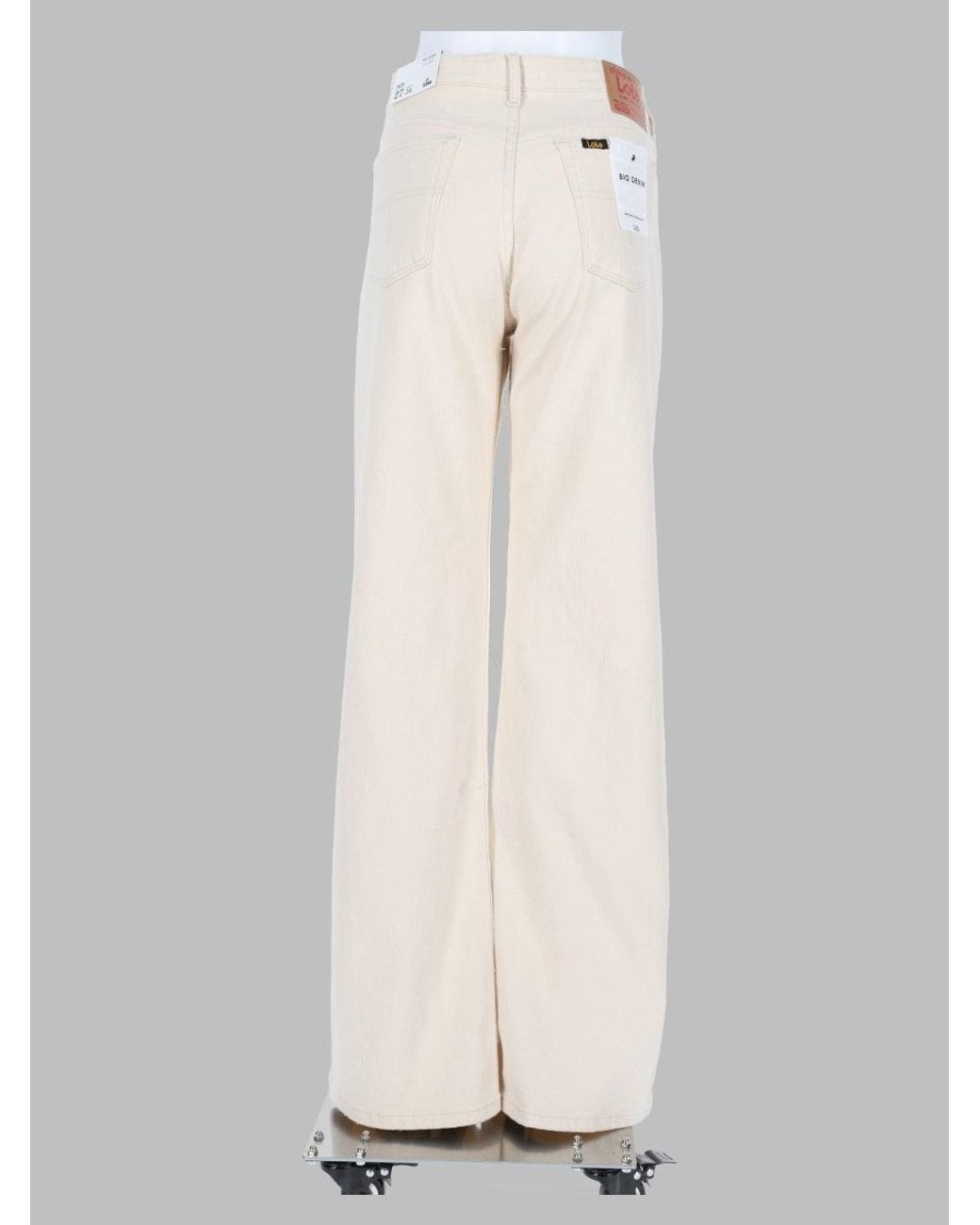 Lois White Wide Leg Jeans