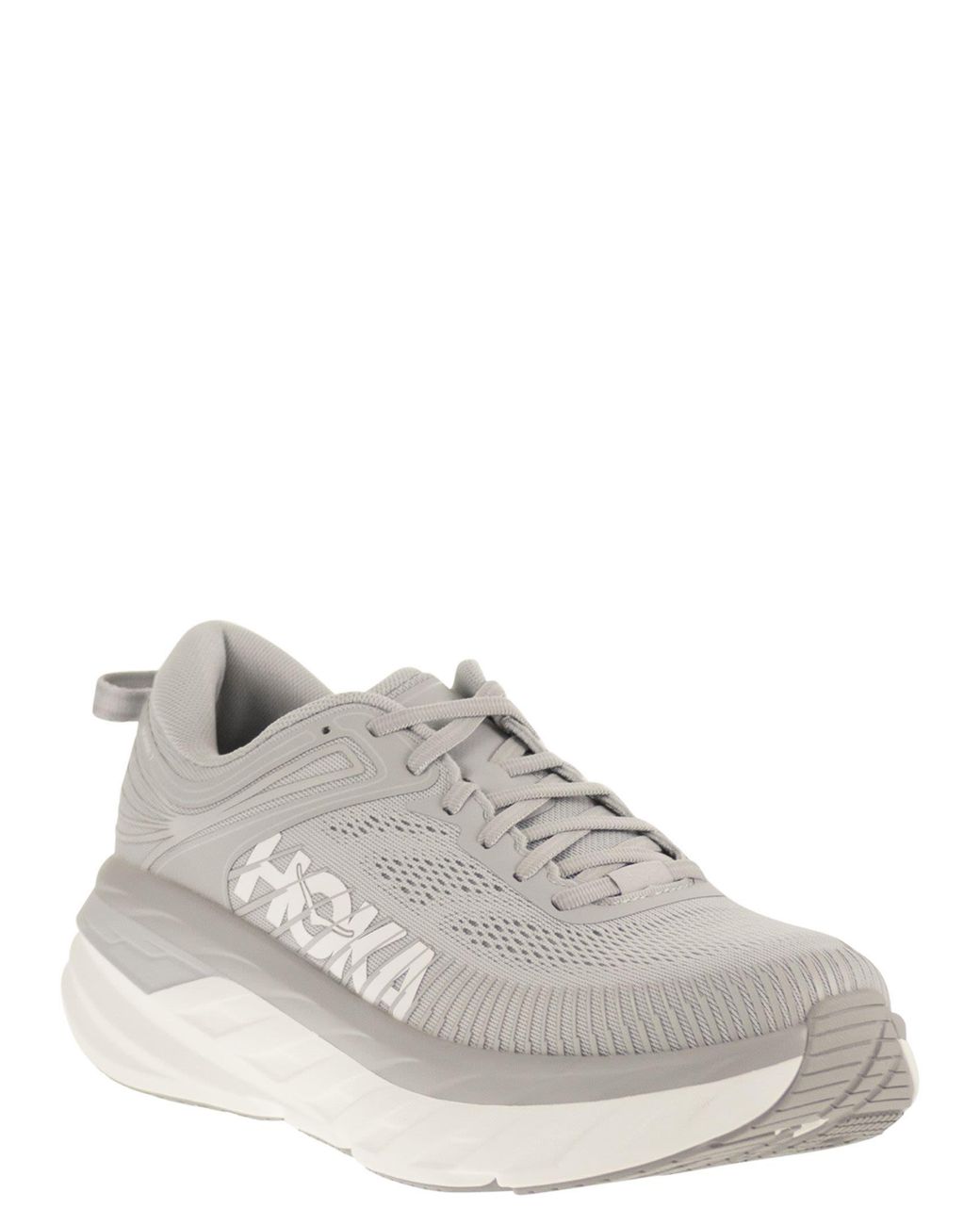 Hoka One One White Bondi 7 for men