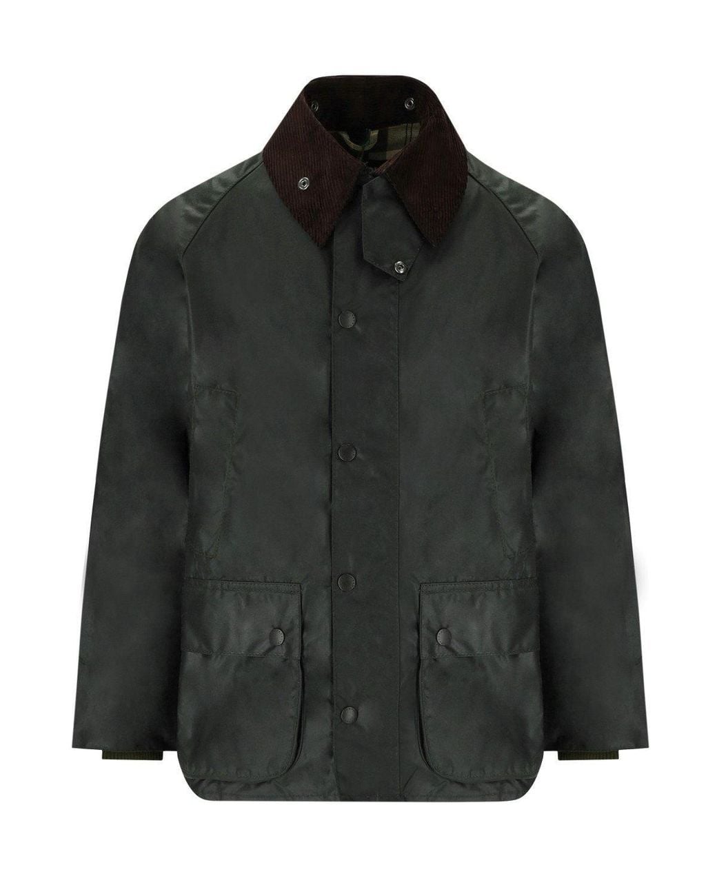 Barbour Black Bedale Wax Sage Jacket for men