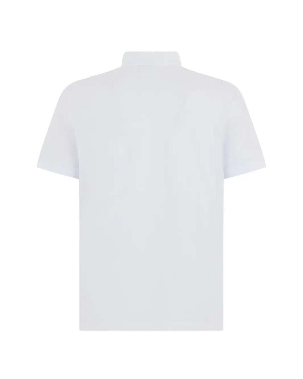 Stone Island Black Logo Patch Polo Shirt