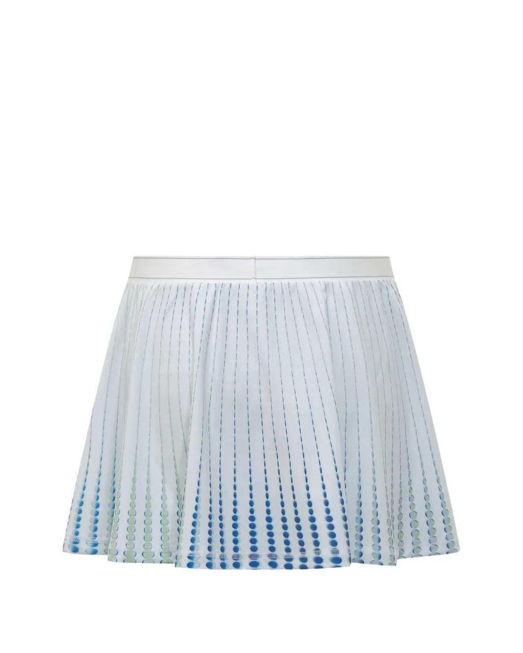 Casablanca Blue Printed Mini Skirt