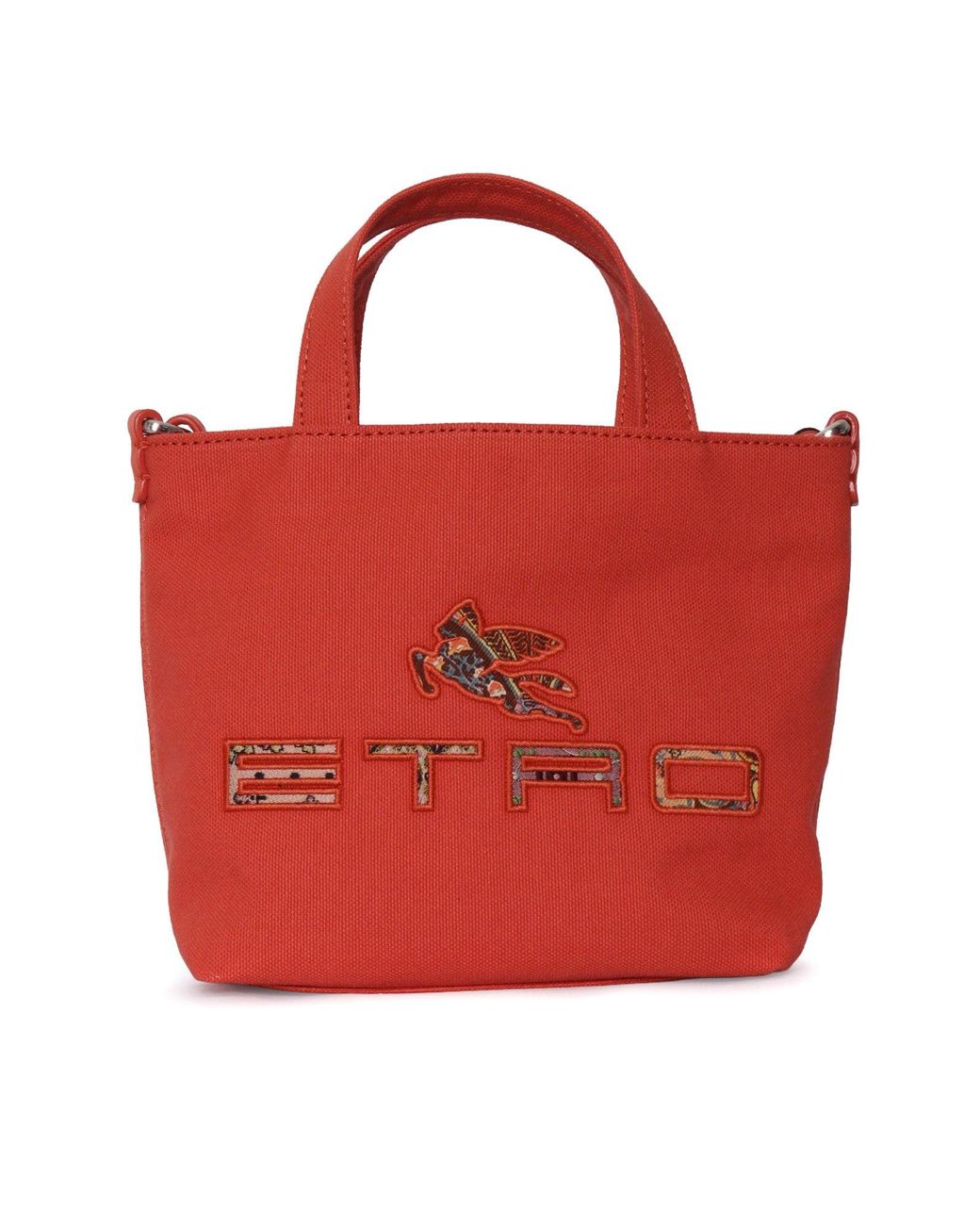 Etro Red Tasche Canvas