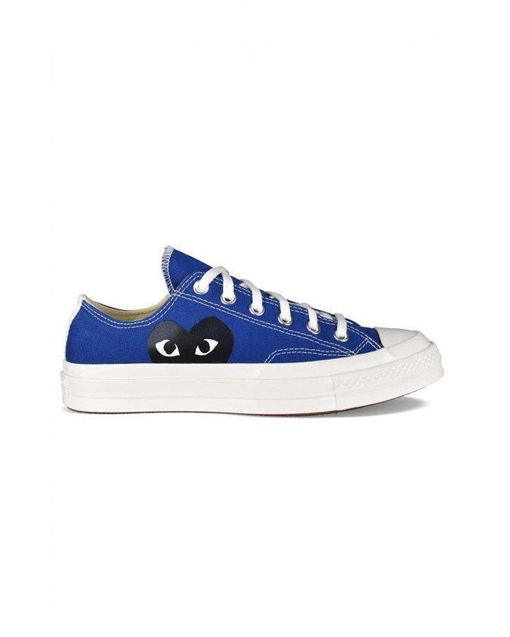 Comme des Garçons Blue Chuck Taylor Sneakers