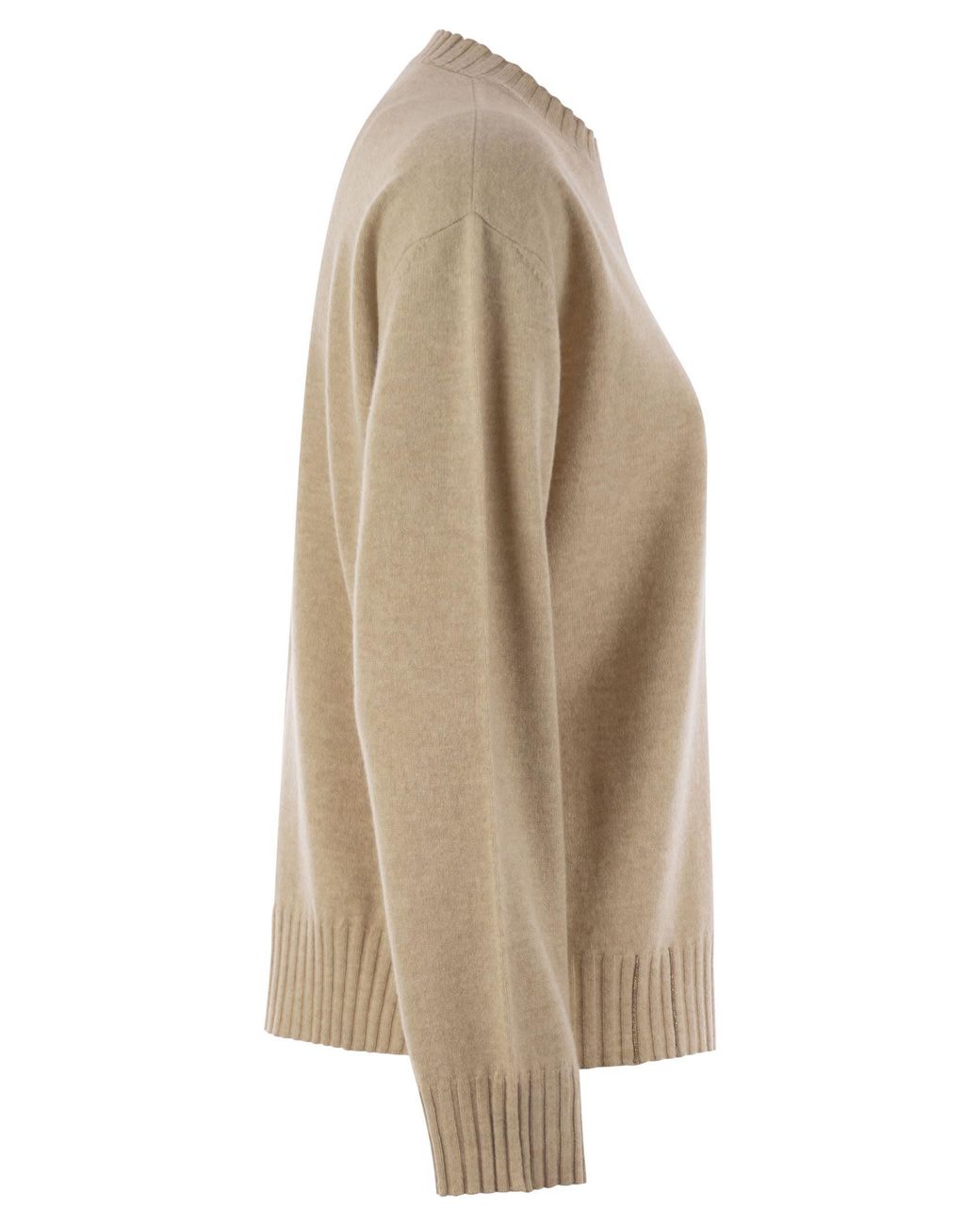 Fabiana Filippi Natural Platinum Crew-Neck Jumper