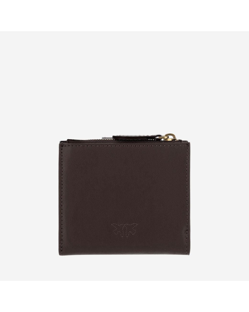 Pinko Black Leather Wallet With Logo