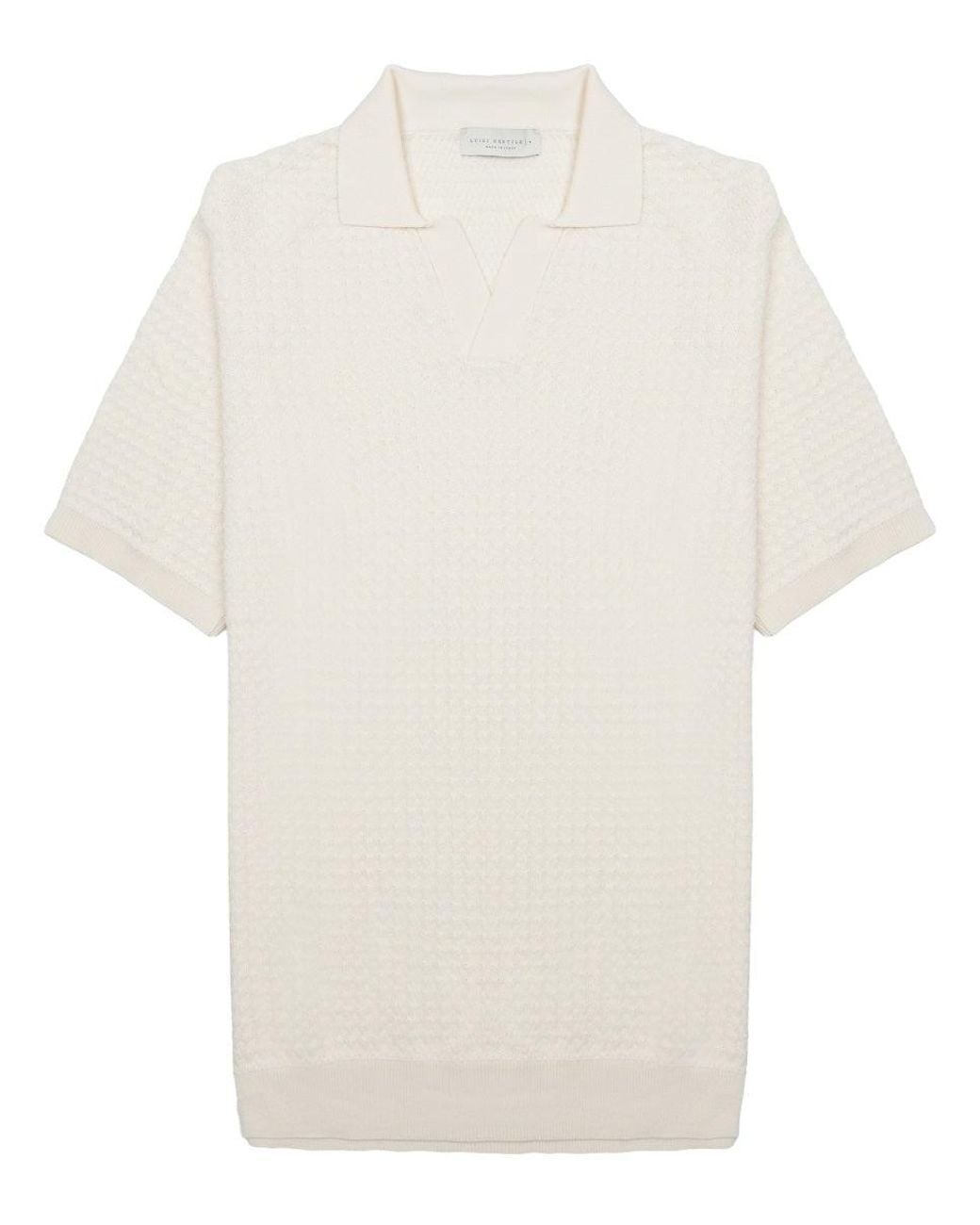 LUIGI GENTILE White Polo "Capri"