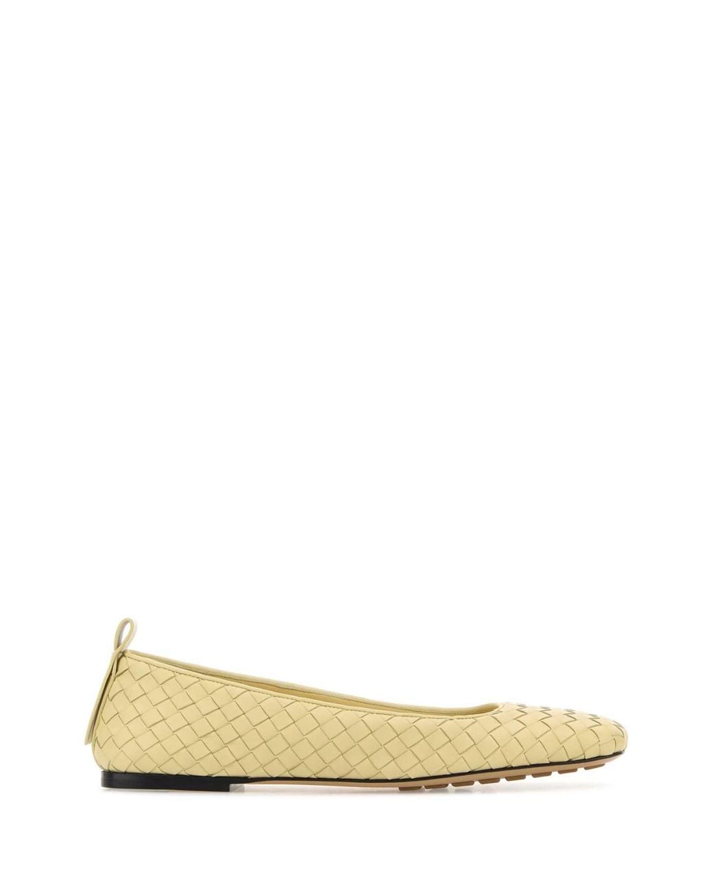 Bottega Veneta Natural Leather Charlotte Ballerinas
