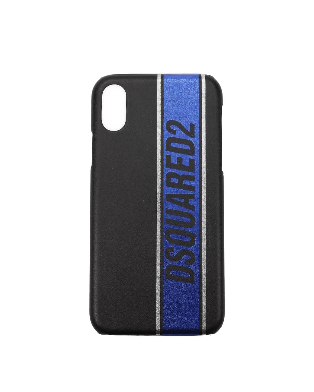 DSquared² Blue Porta Iphone Iphone X Uomo Poliuretano Nero