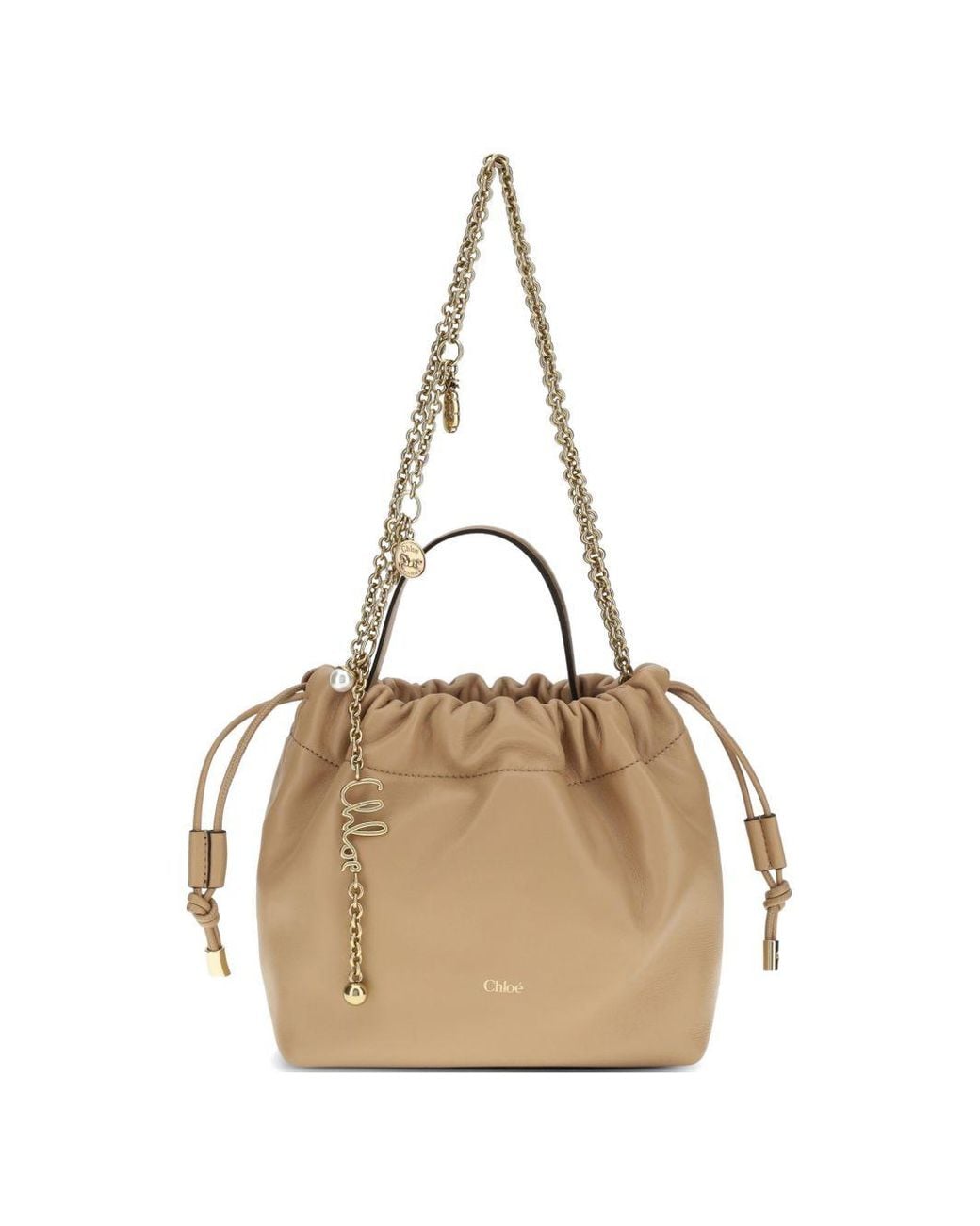 Chloé Natural Icons Leather Clutch