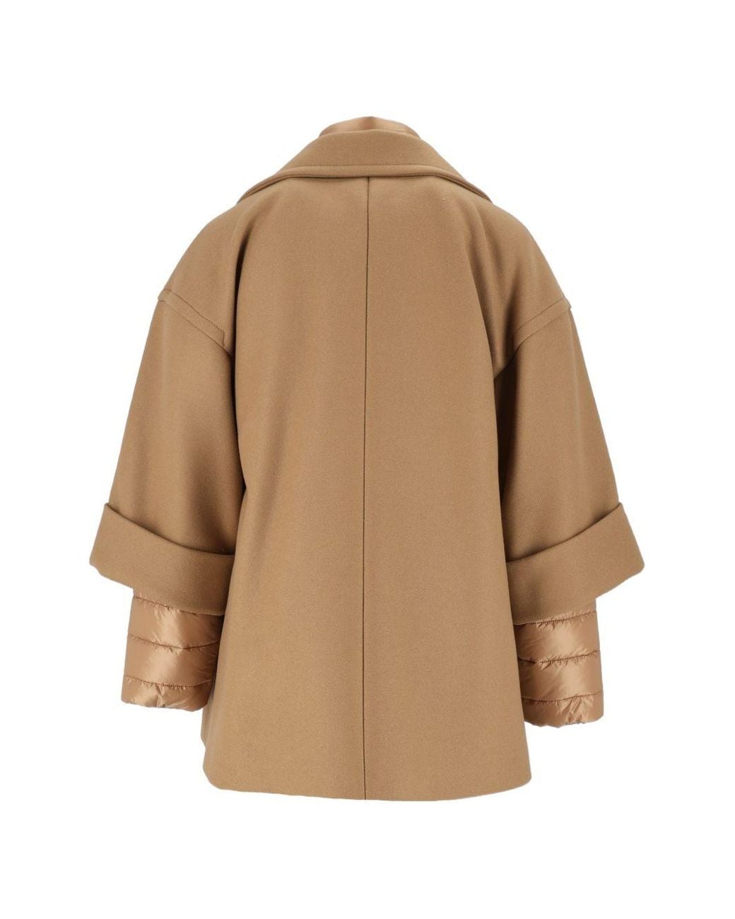 Fay Natural Wool And Cashmere Cape