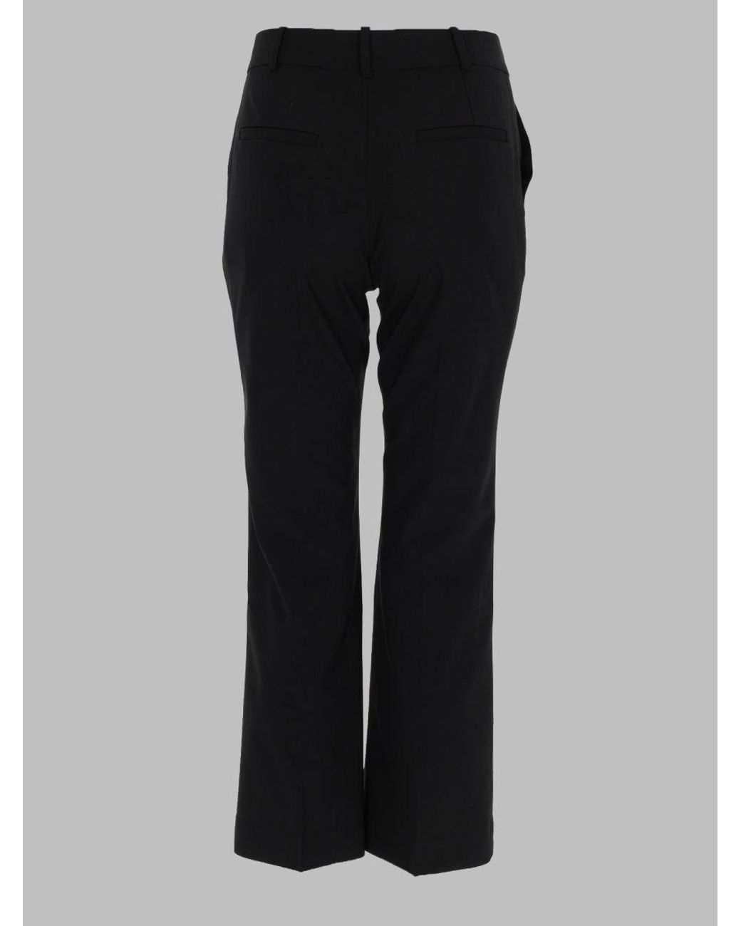 Co. Black Tailored Wide-Leg Trousers