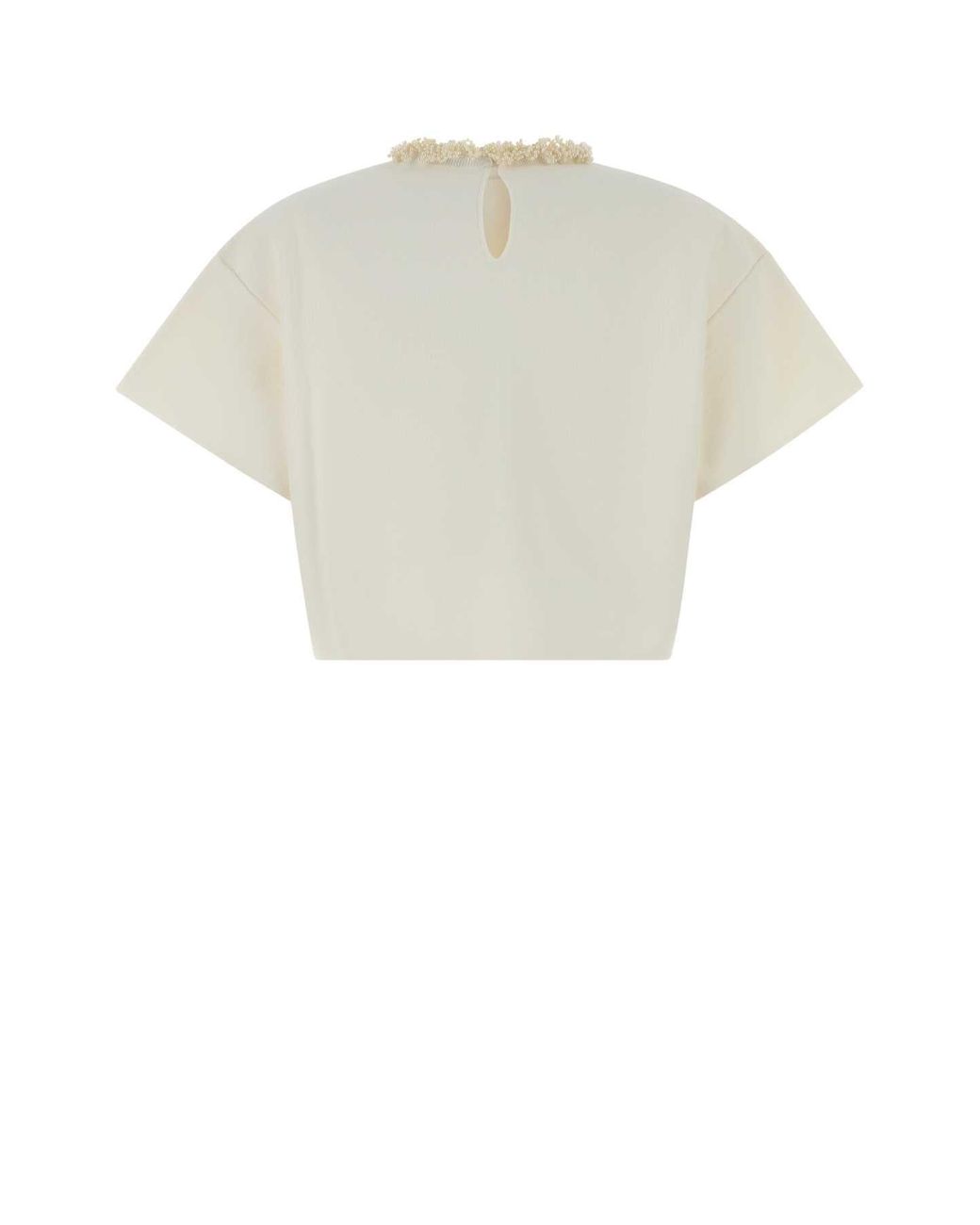 Givenchy White Viscose Blend Top