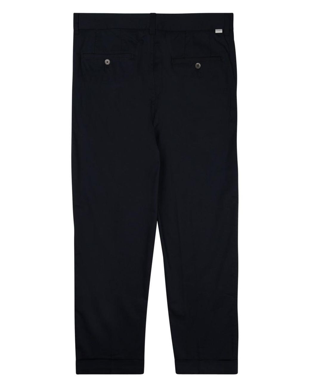 Paolo Pecora Blue Tailored Stretch Trousers for men