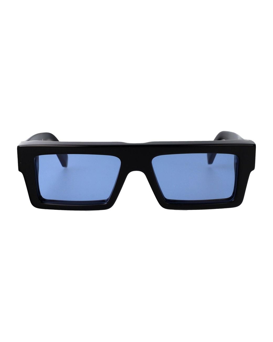 Off-White c/o Virgil Abloh Blue Shiny Acetate Sunglasses