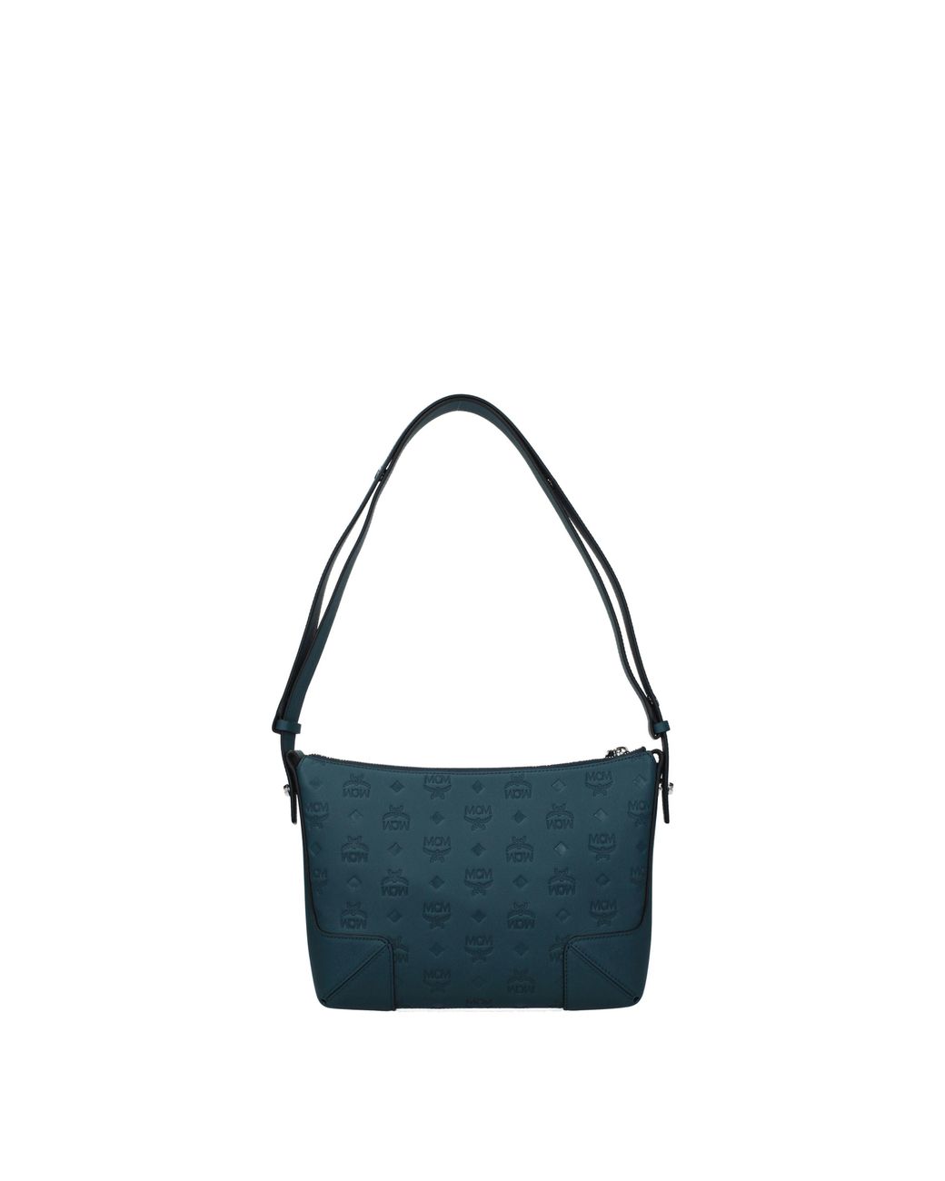 MCM Blue Crossbody Bag/ Leather