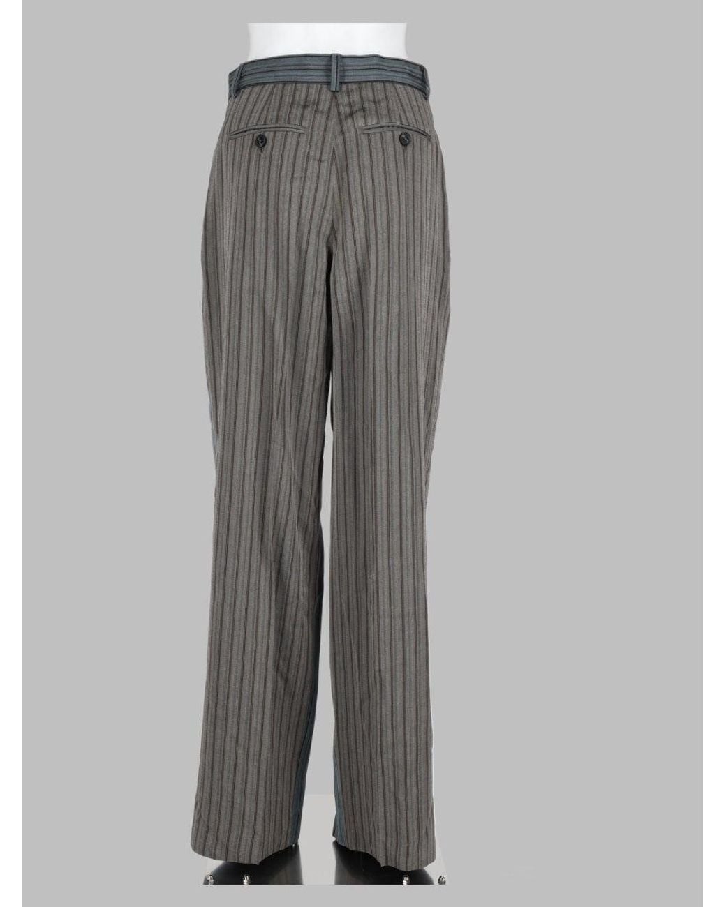 Paul Smith Gray Viscose Trousers