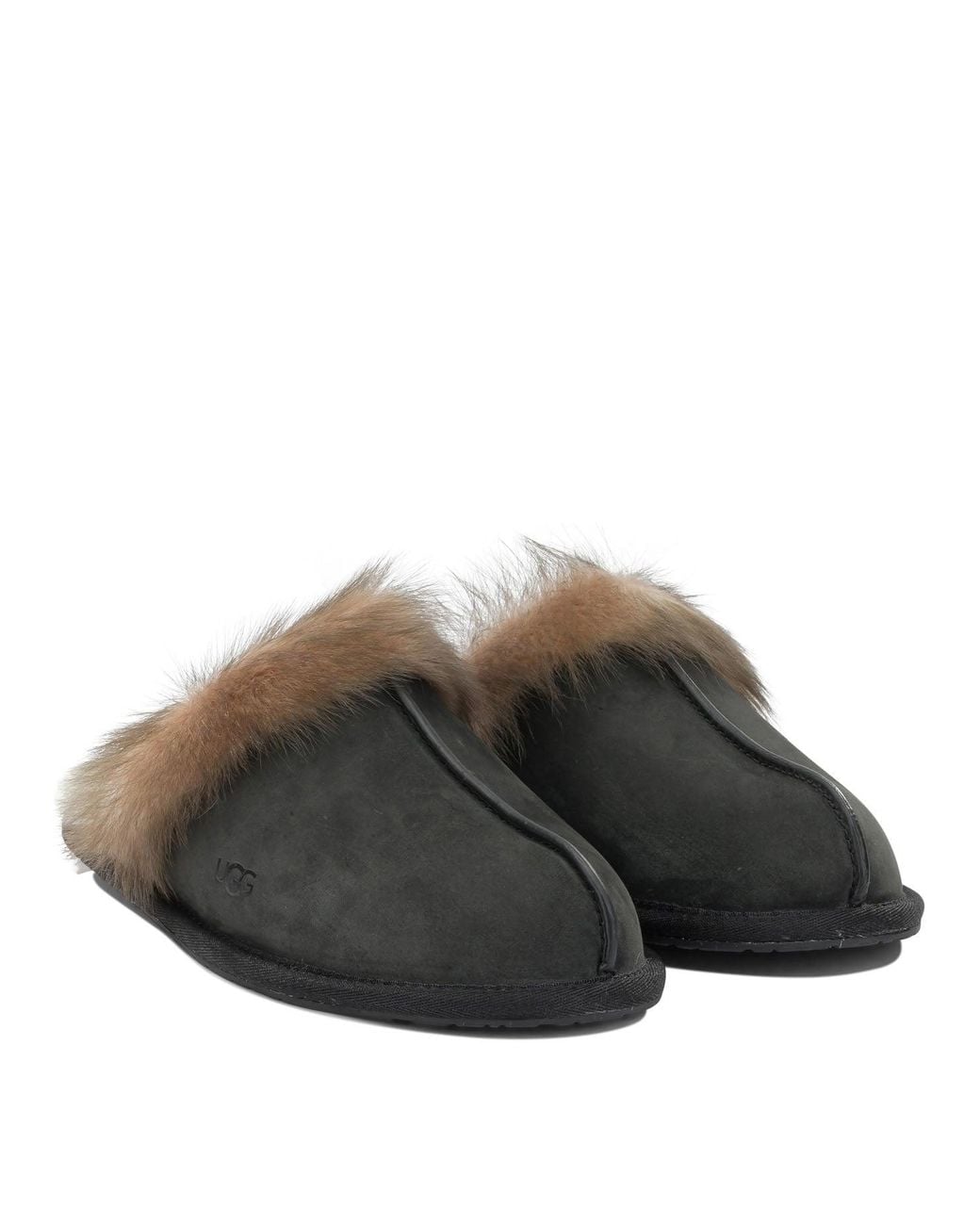 Ugg Brown "Scuffette" Slippers