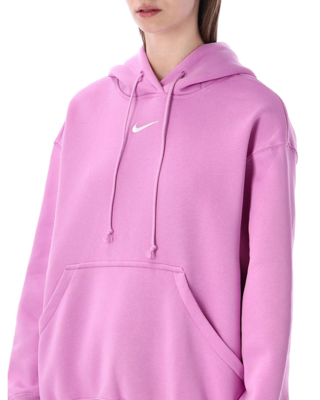 Nike Pink Phoenix Fleece Oversized Hoodie