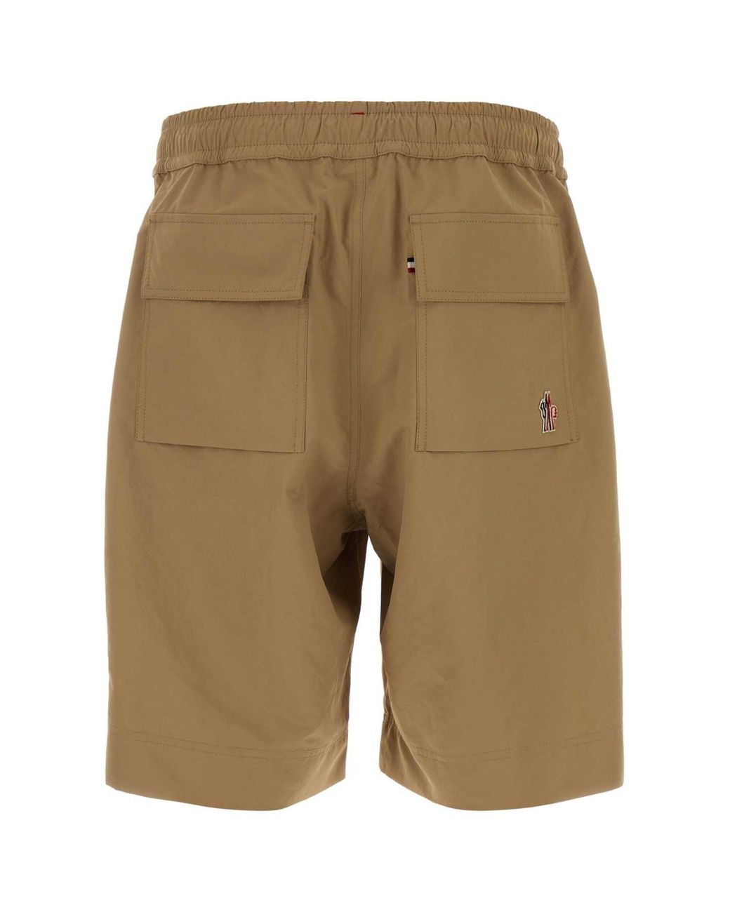 Moncler Natural Solid Shorts for men