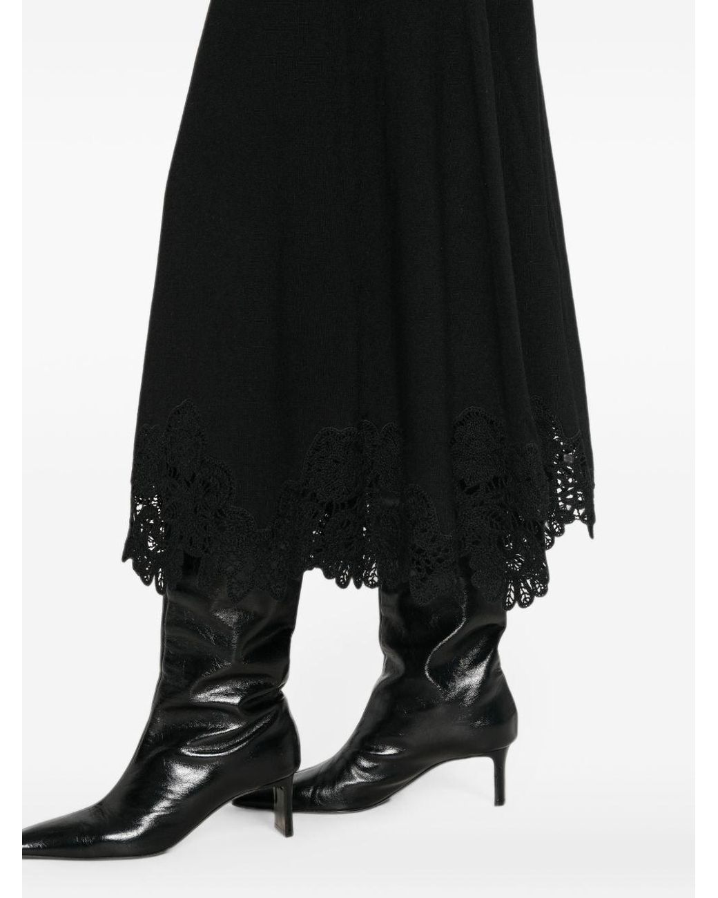Zimmermann Flared Rok in het Black