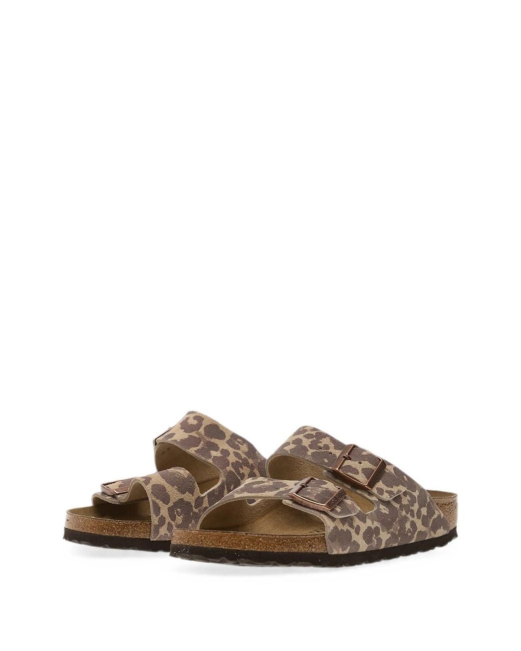 Birkenstock Brown Arizona Leo Sandcastle, Suede Leather