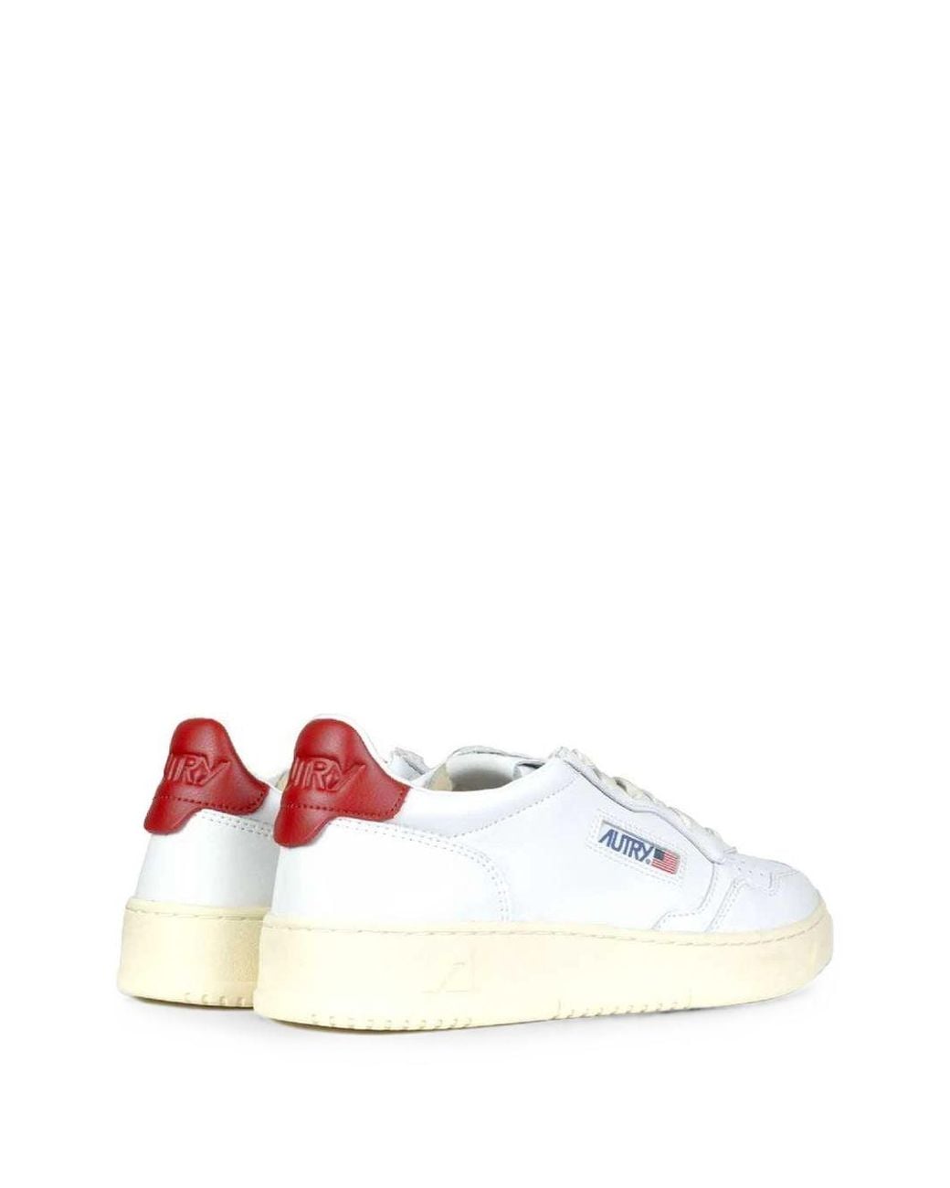 Autry White Medialist Low Sneakers