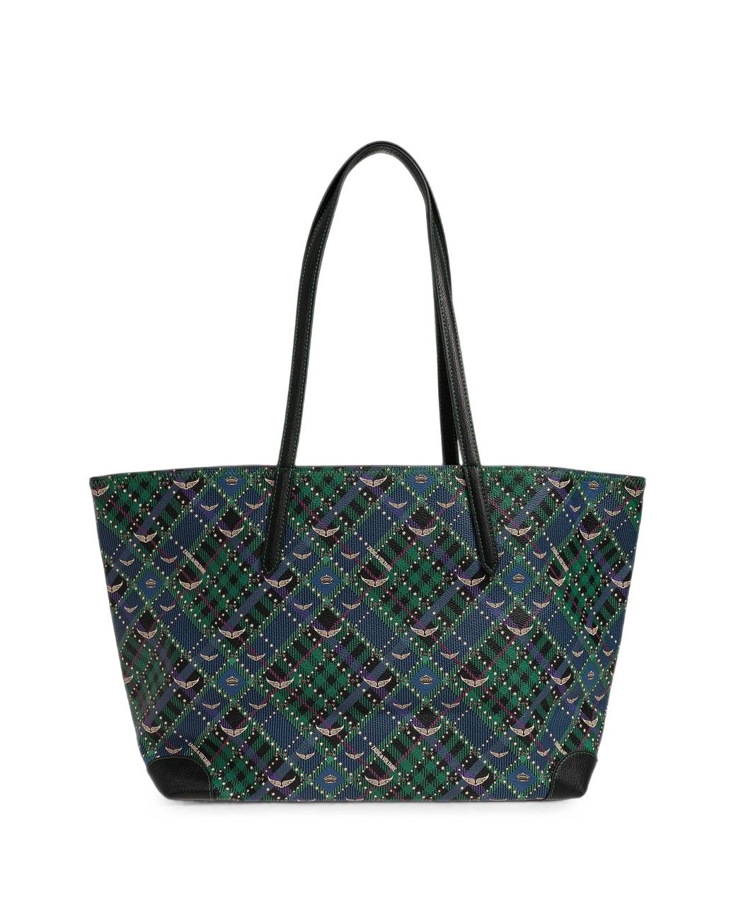 Zadig & Voltaire Blue Z Shopper Punk Check