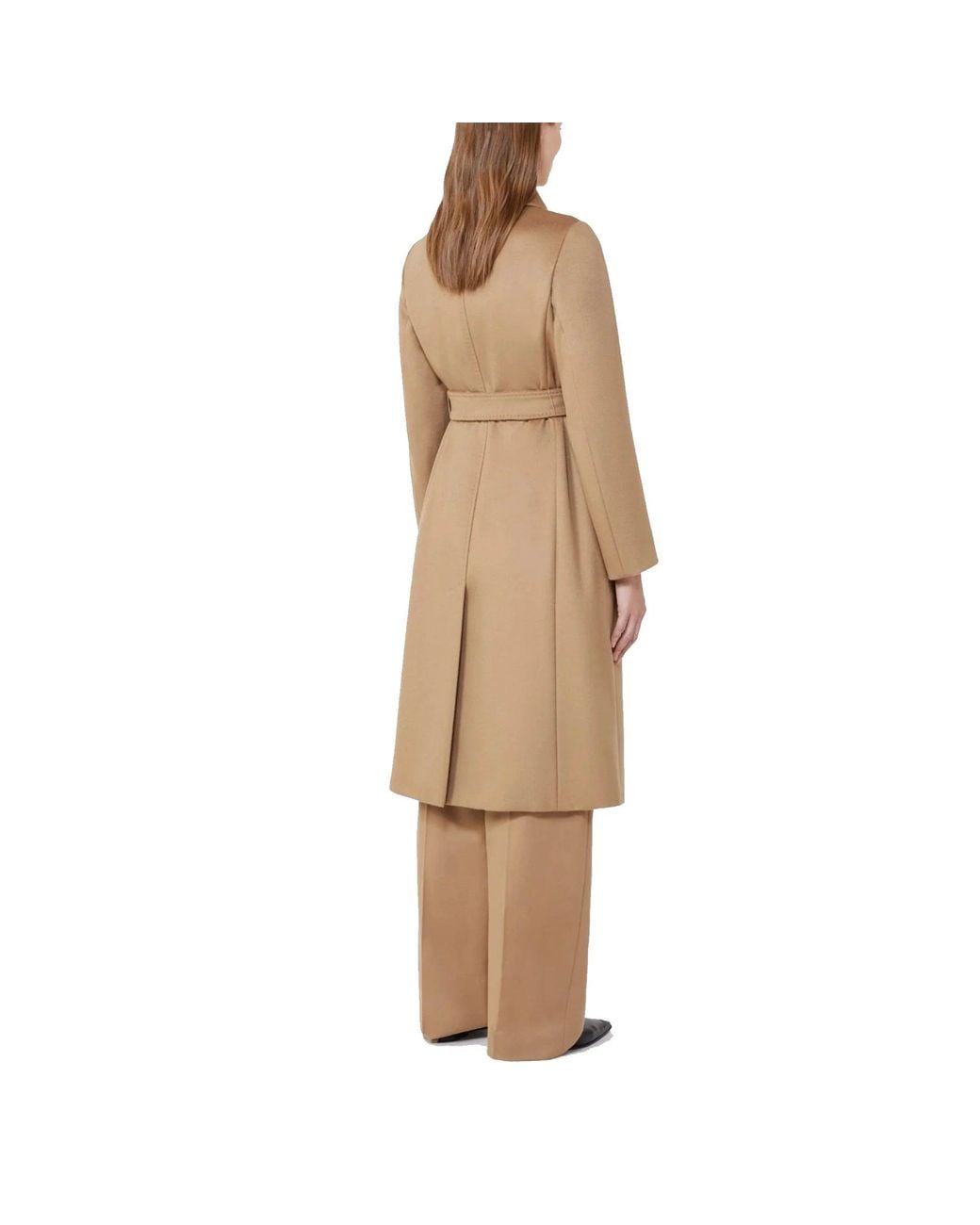Max Mara Natural Studio Bcollag Wool Coat