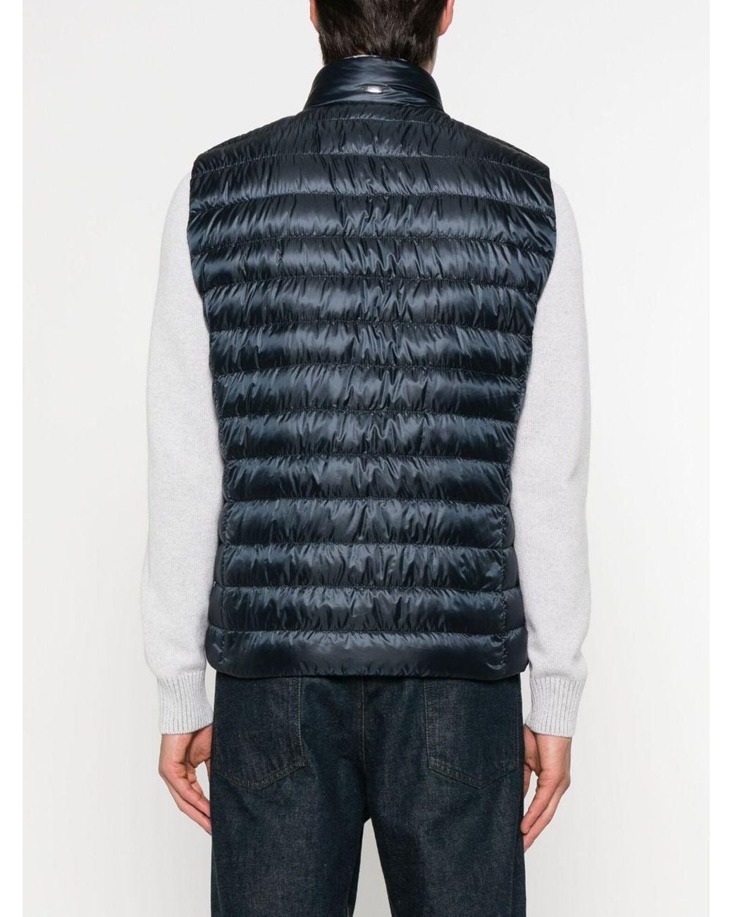 Herno Bodywarmer Met Rits in het Blue voor heren