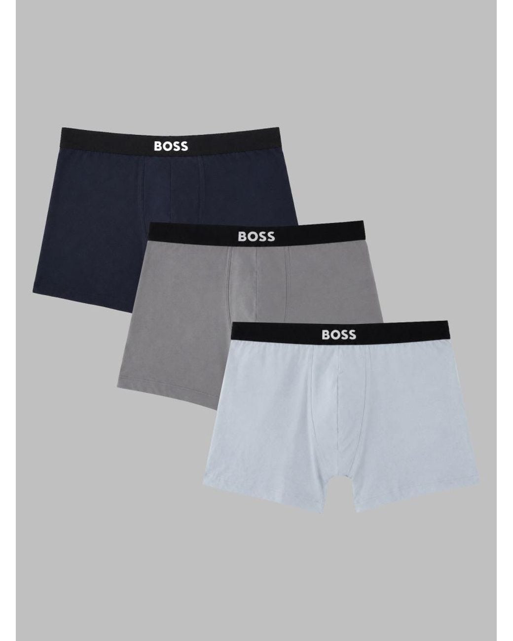 Boss Blue 3 Pack Boxer