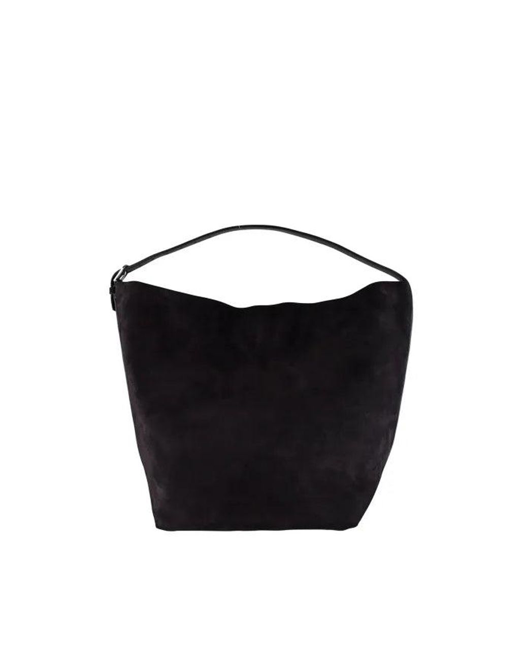 Totême Black Einkaufstasche mit Gürtel