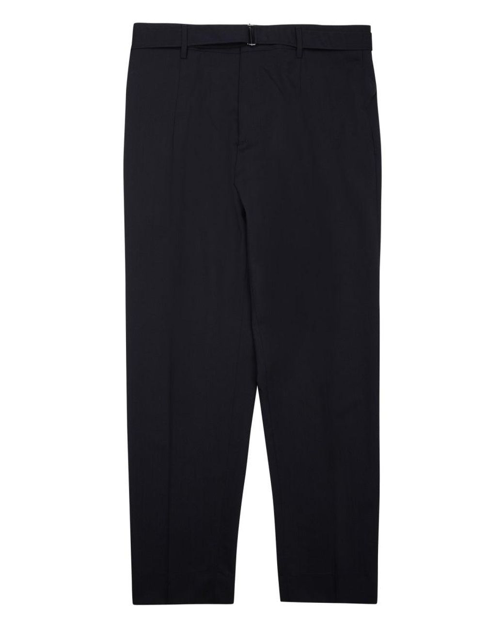 BE ABLE Blue Tailored Straight-Leg Trousers for men