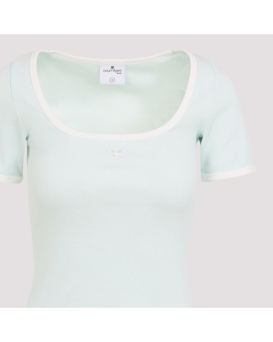 Courreges Contrastjurk in het Blue